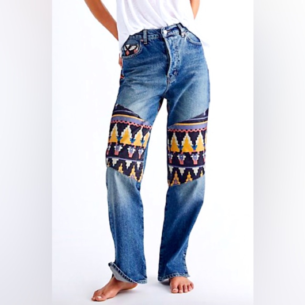 We The Free Rocky Mountain Straight Leg Jeans by Free People